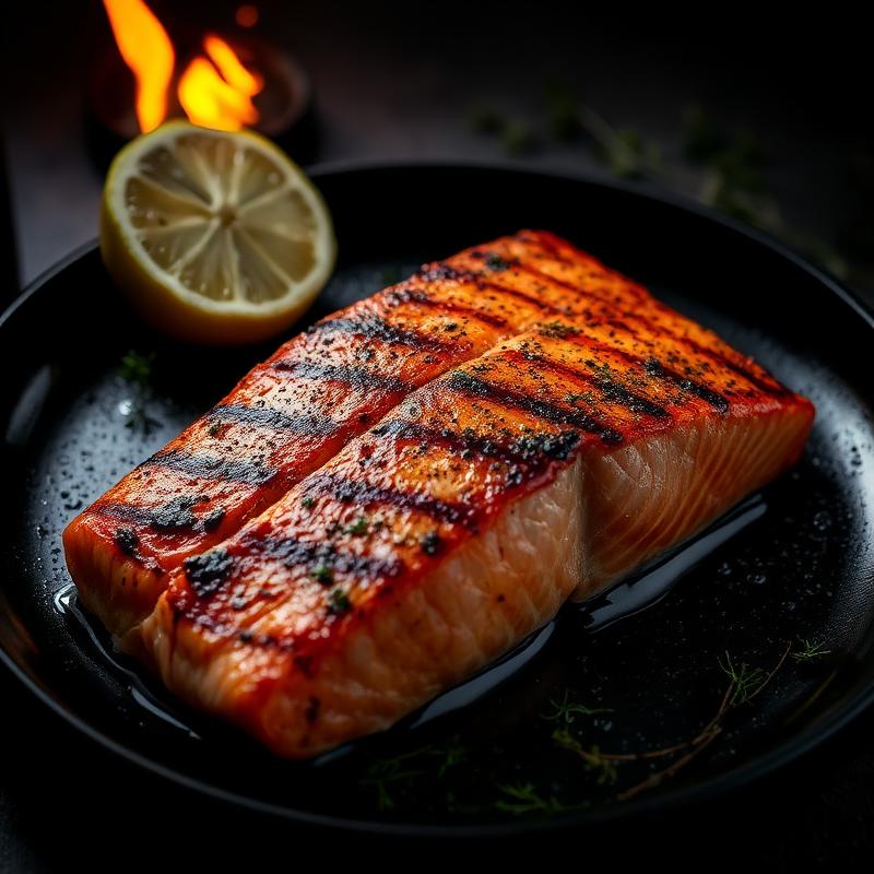 Miso-glazed lax